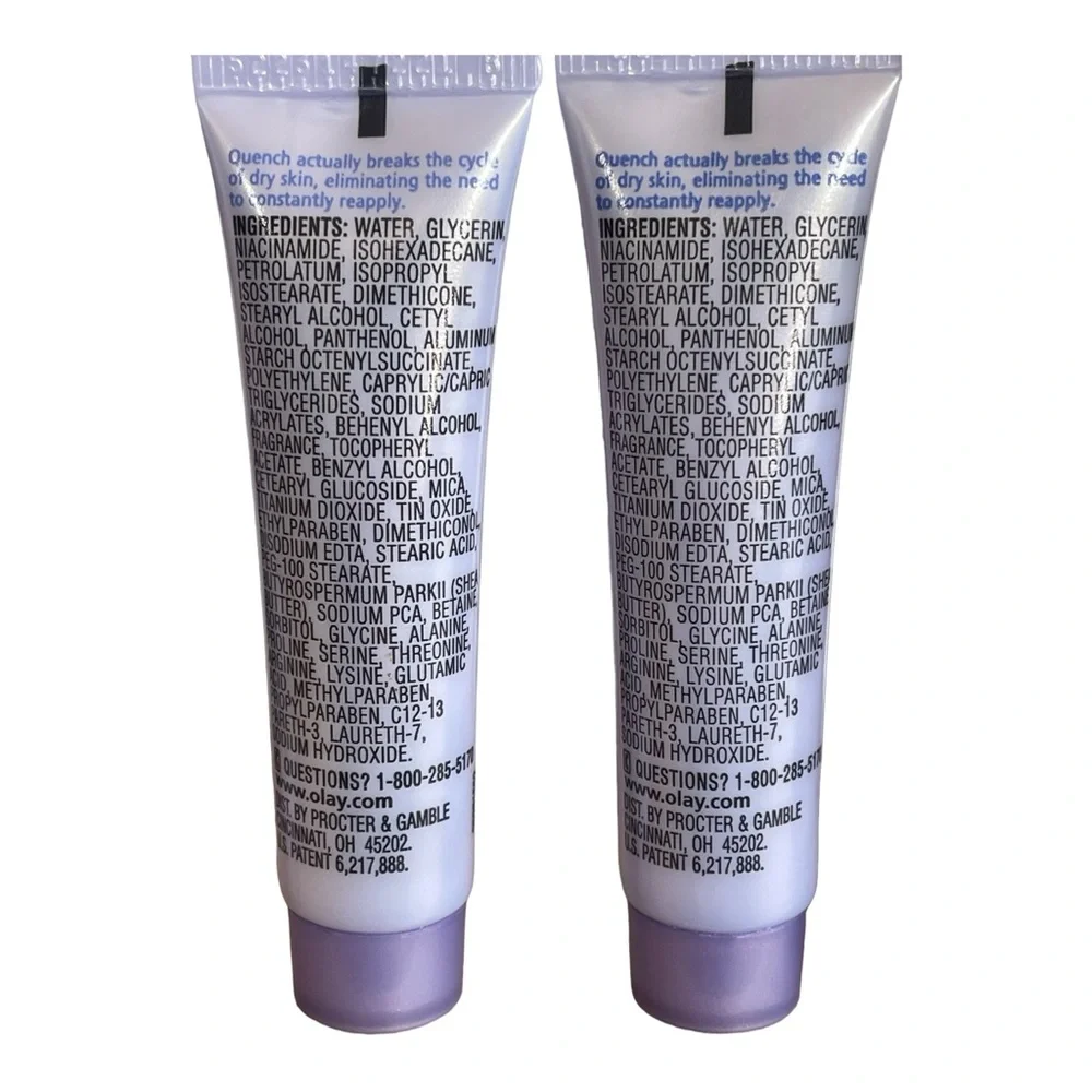 20 Olay Body Quench Lotion Extra Dry Skin 0.5 fl oz Travel Size 10 Ounces Total